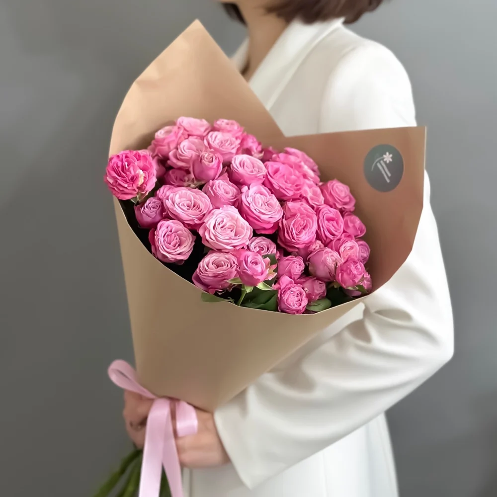 Кустовые розы Леди Бомбастик - 9 шт