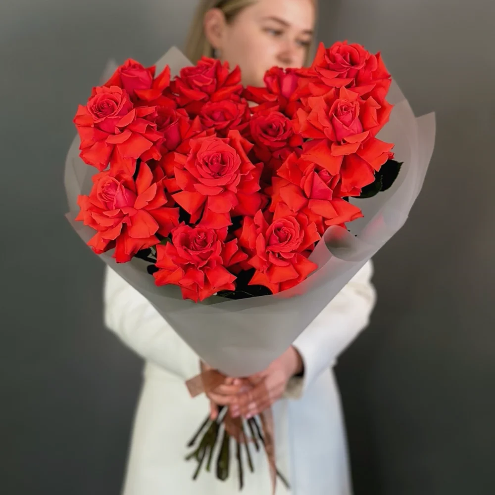 Букет французских роз (15 штук)