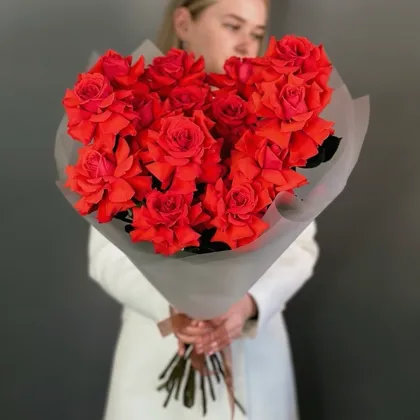 Букет французских роз (15 штук)
